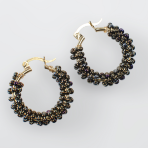 Arracadas Boho de cuentas de vidrio